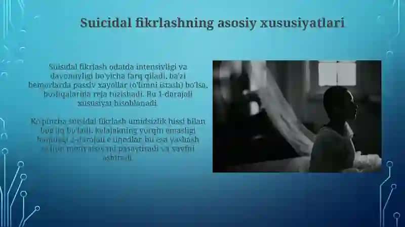 Bemorlarni suyitsidal fikrlashining óziga xos xususiyati 3