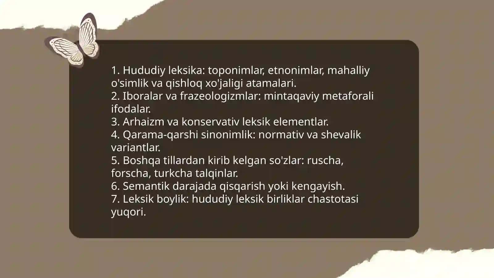 Sheva matnlarining leksik xususiyatlarini tahlil qilish 3