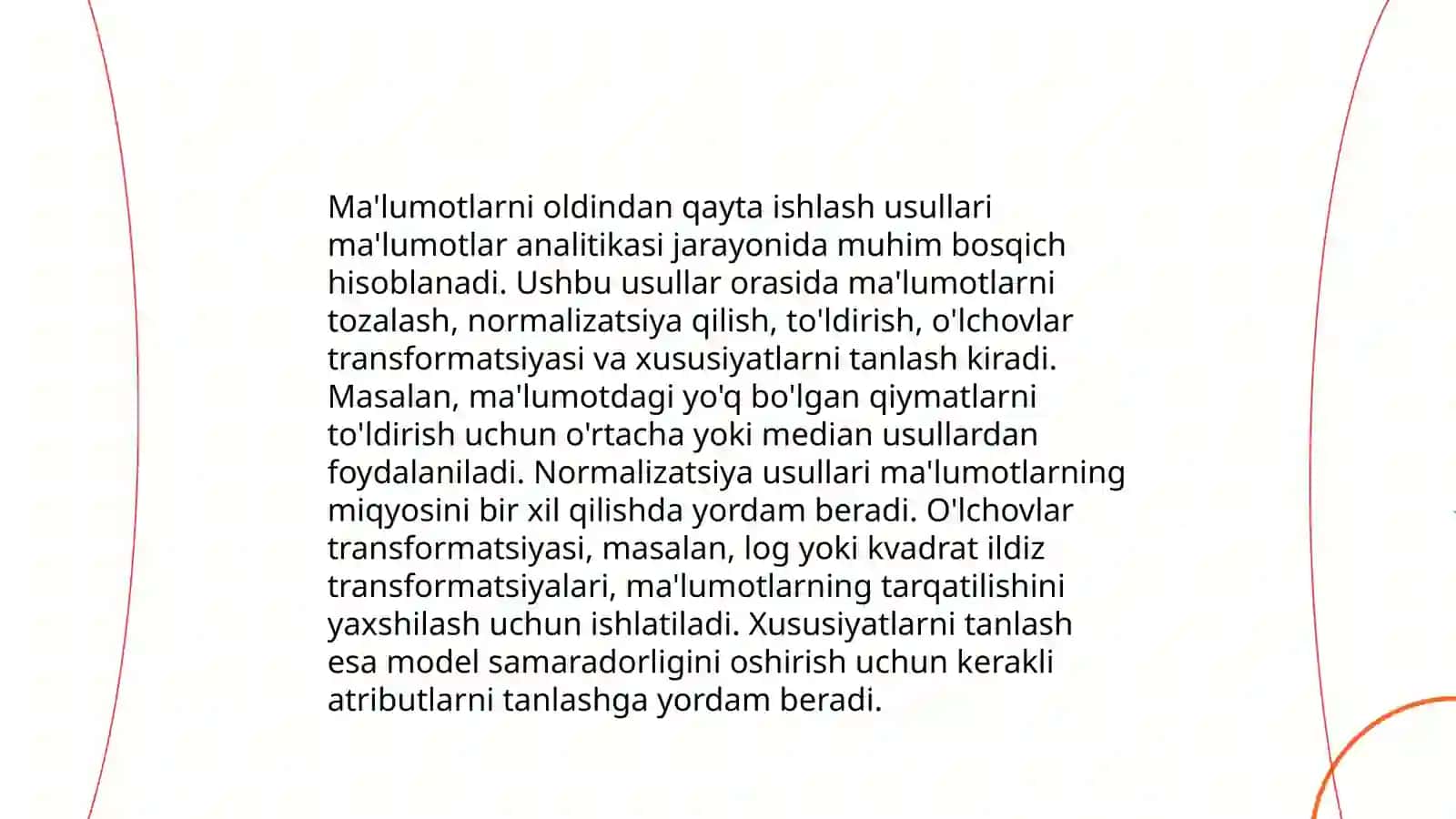 Ma'lumotlarni intellektual tahlili usullari 3