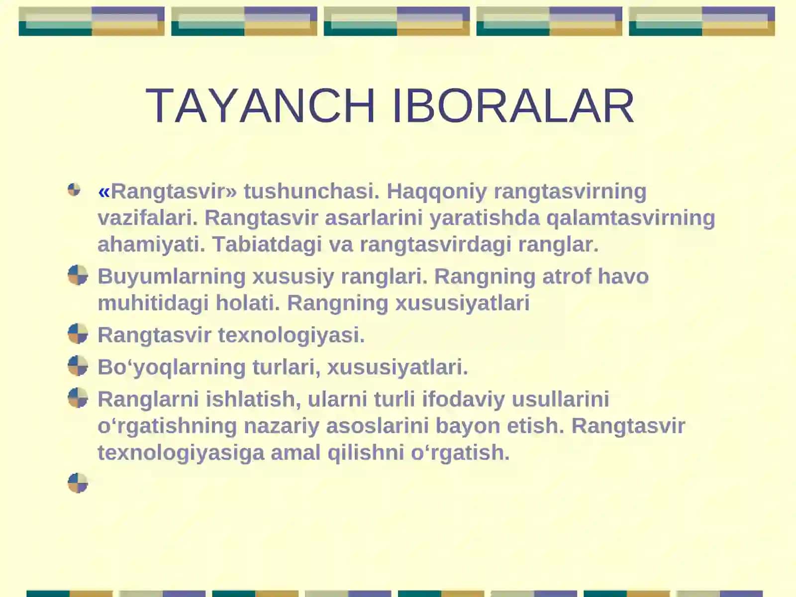 Rang tasvir haqida tushuncha 3