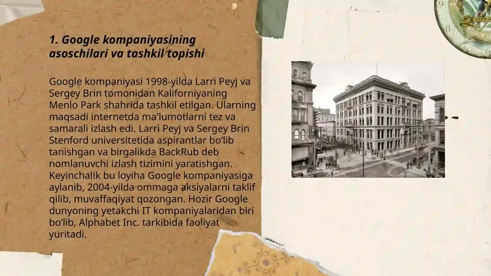 Google kompaniyasining tashkil topishi rivojlanishi va kelajagi 3