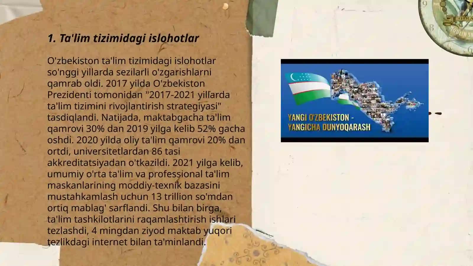 O'zbekistonda ijtimoiy sohada amalga oshirilayotgan o'zgarishlar mazmun va mohiyati 3