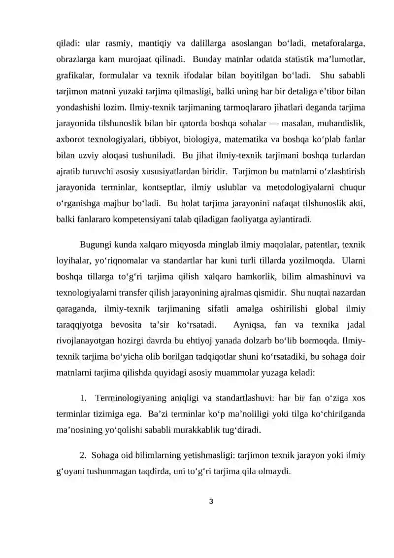 ILMIY-TEXNIK TARJIMANING TARMOQLARARO JIHATLARI 3