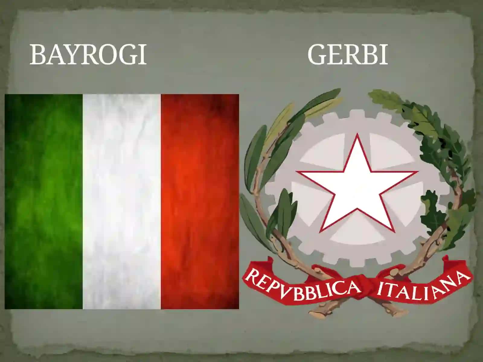 Italiya(Italia),ItaliyaRespublikasi(RepubblicaItaliana) 3