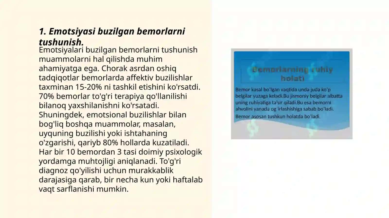 Emotsiyasi buzilgan bemorlar bilan munosabat 3