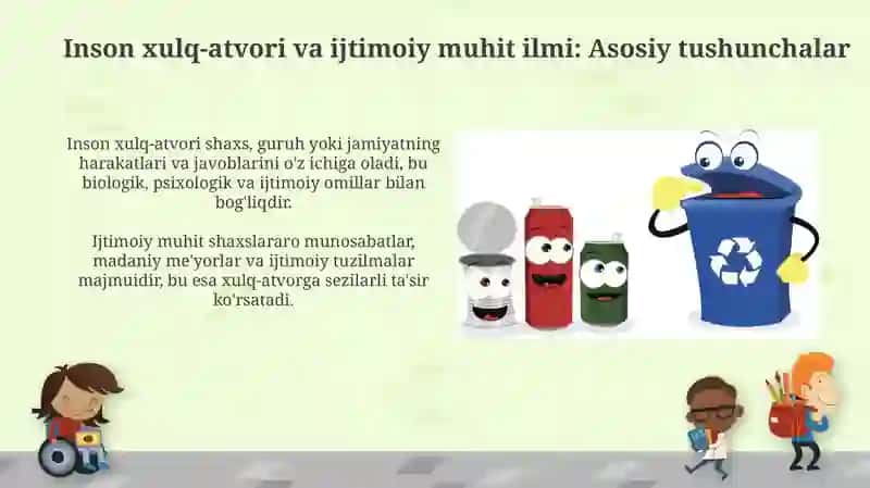 Inson xulq-atvori va ijtimoiy muhit faniga kirish 3