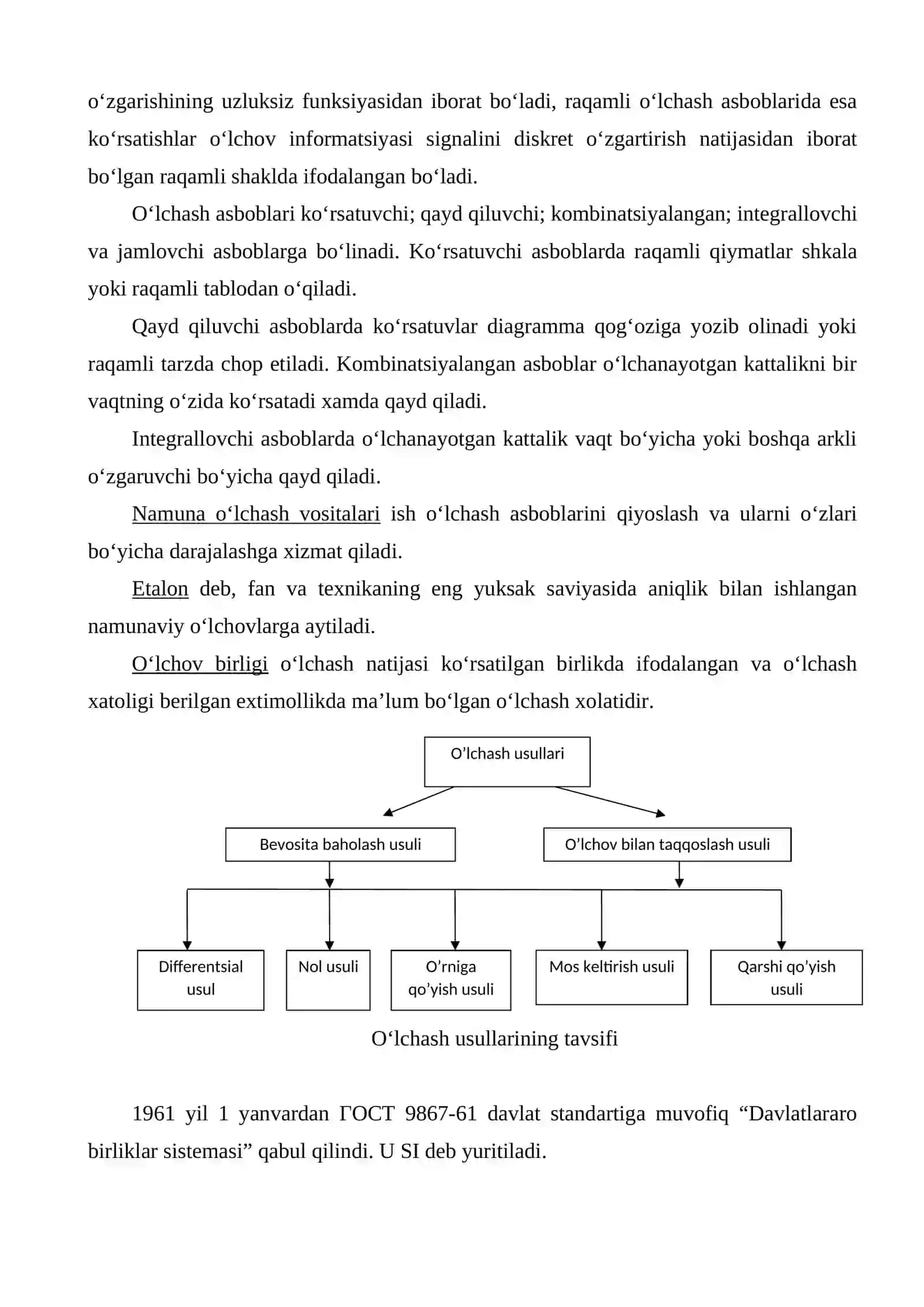 MIKROMETRNI QIYOSLASH BO‘YICHA ME’YORIY-TEXNIKAVIY XUJJATLAR TO‘PLAMINI ISHLAB CHIQISH 3