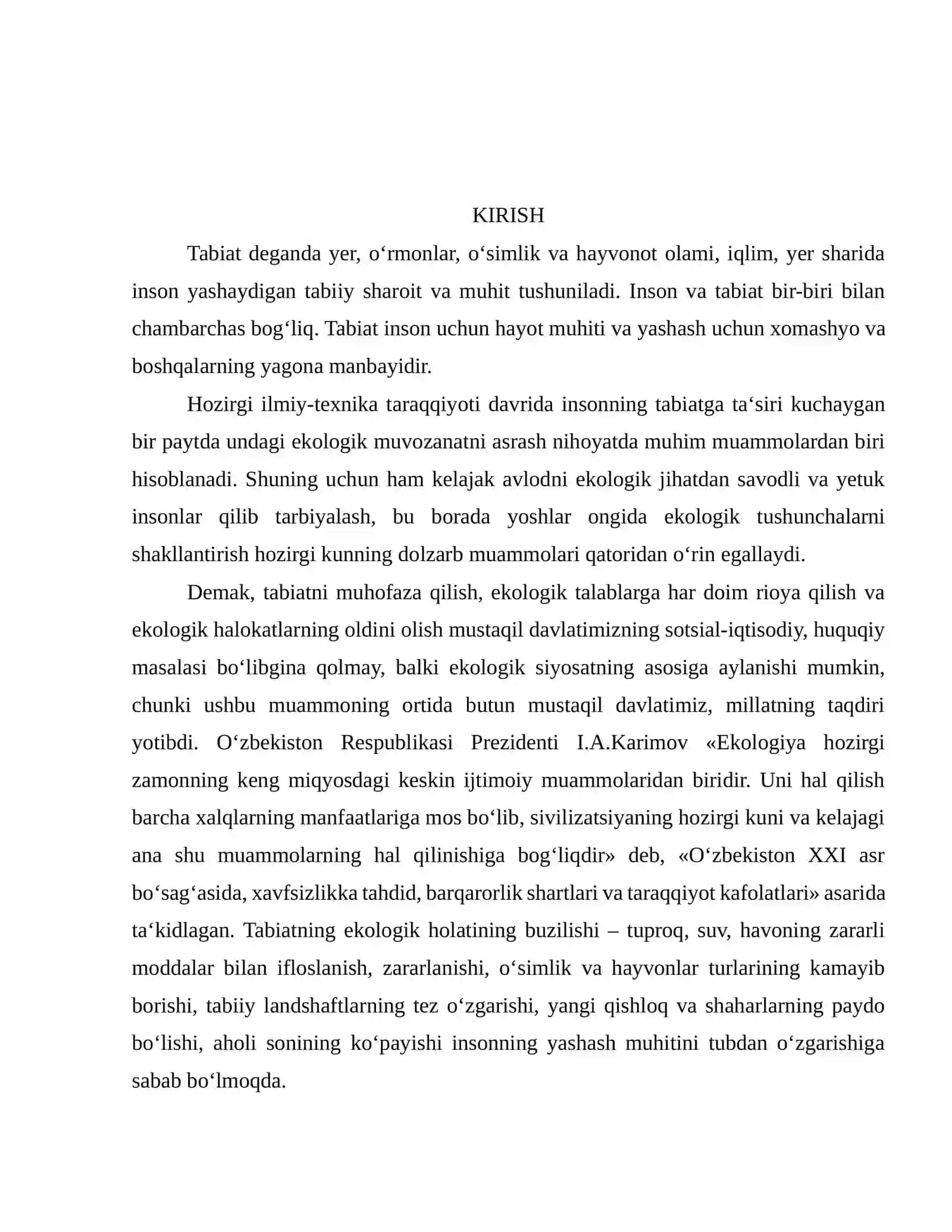 Atmosferani ifloslanishini keltirib chiqaruvchi asosiy manbalar 3