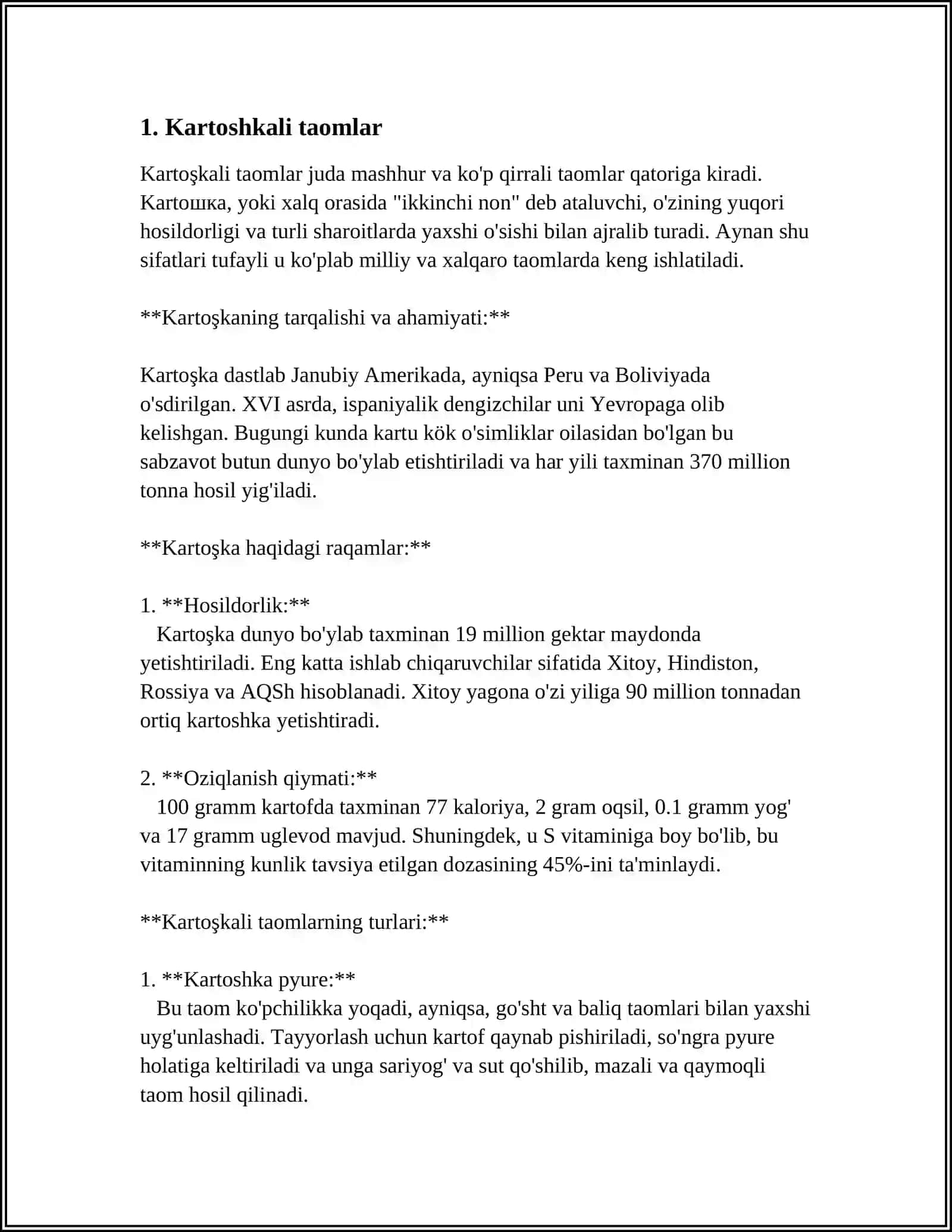 DUKKAKLI MAXSULOTLARDAN TAYYORLANADIGAN TAOMLAR 3