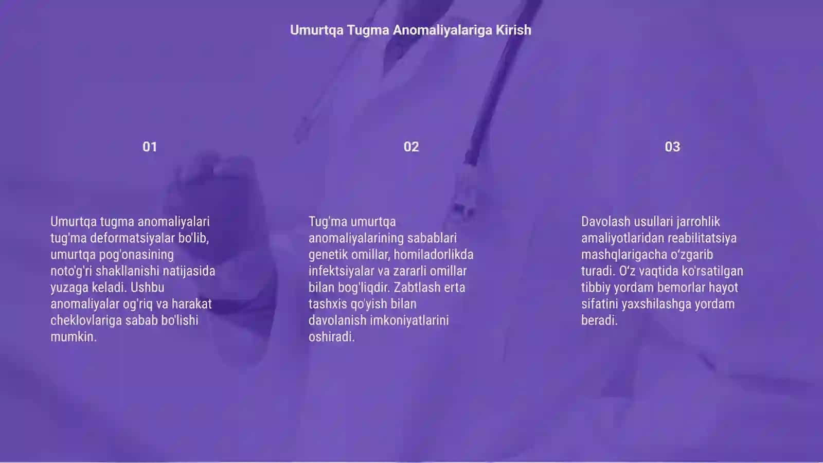 Umurtqa tugma anomaliyalari 3