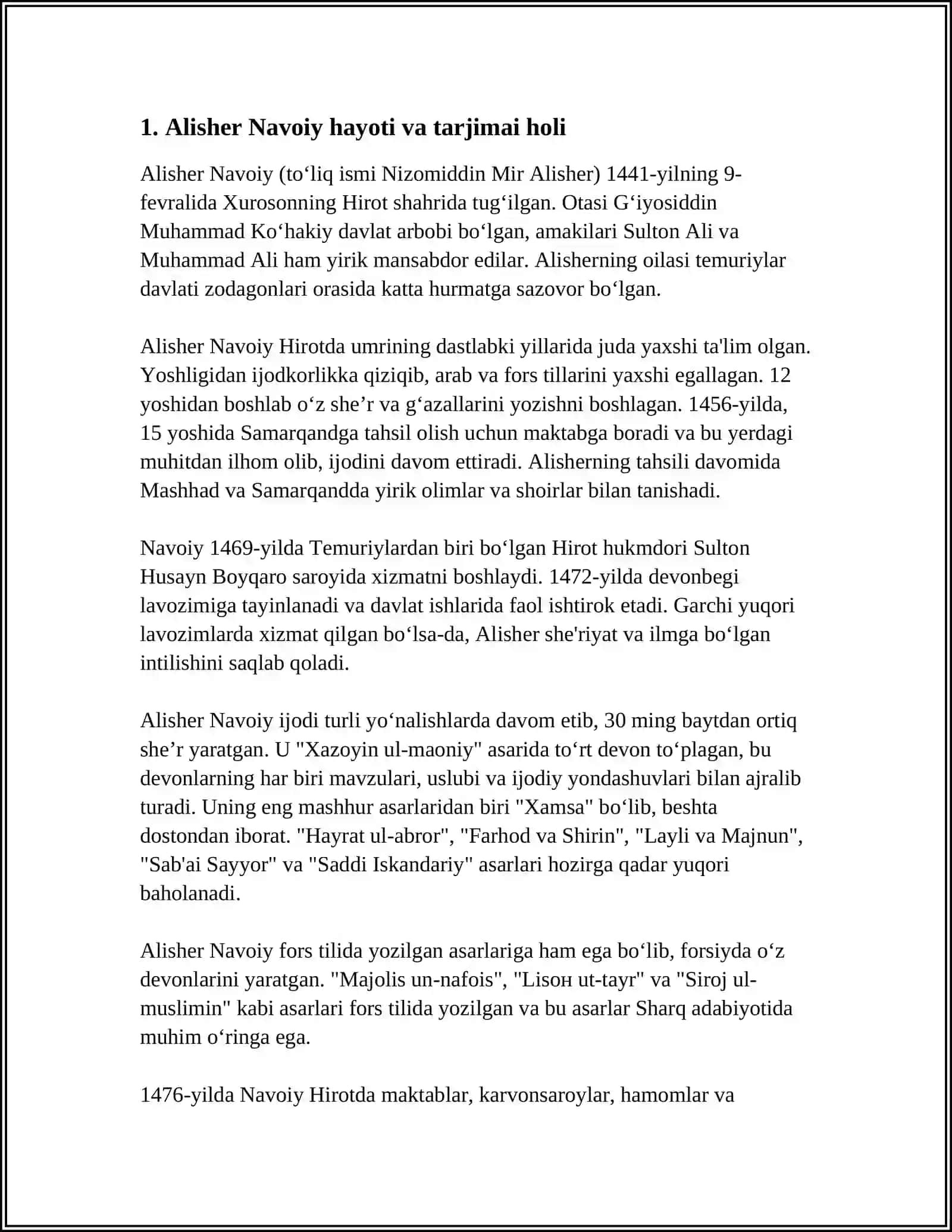 ALISHER NAVOIY 3