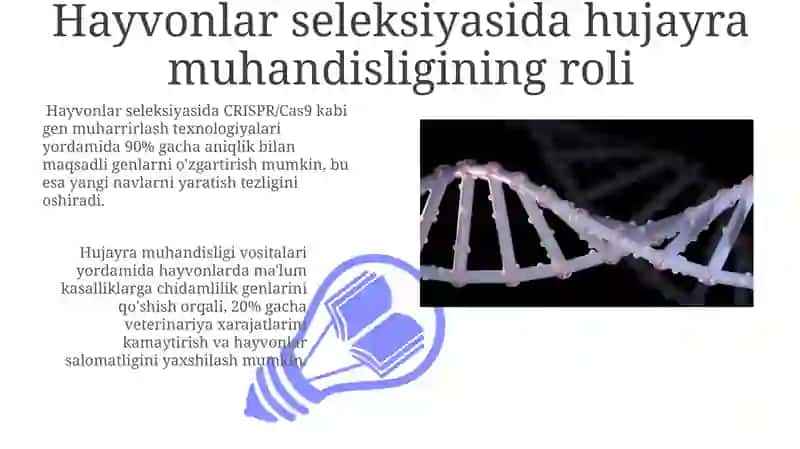 Hayvonlar irsiyatini hujayra injeneriyasi yo‘li bilan o‘zgartirish 3