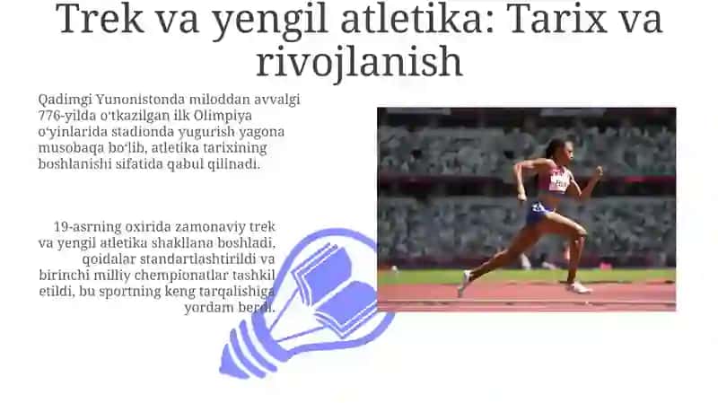Trek va yengil atletika: Tarix va rivojlanish 3