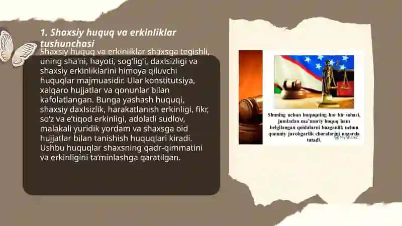 Shaxsiy huquq va erkinliklar 3