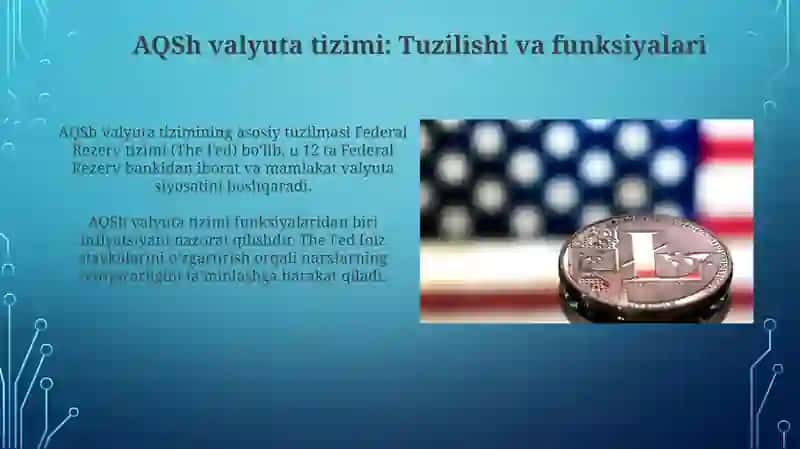AQSHning pul kredit va monetar siyosati (pul birliklari va soliq stavkalari) 3