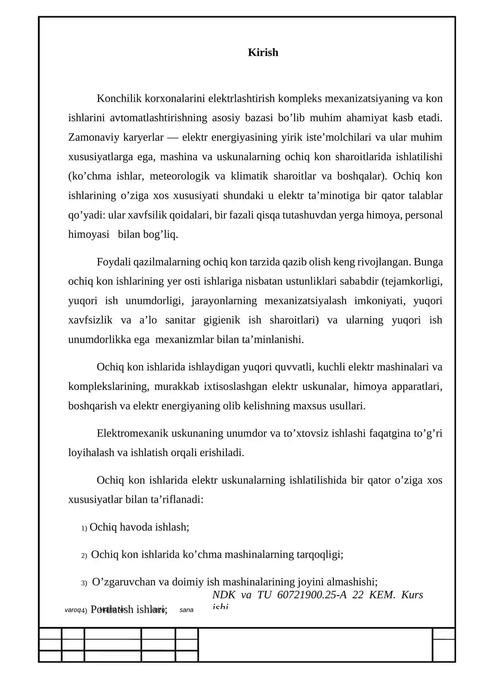 Konchilik korxonalari elektrlashtirish 3