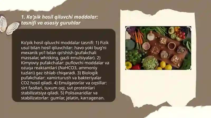 Koʻpik hosil qiluvchi moddalar 3