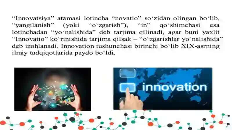 Innovatsion faoliyat va innovatsion jarayon 3