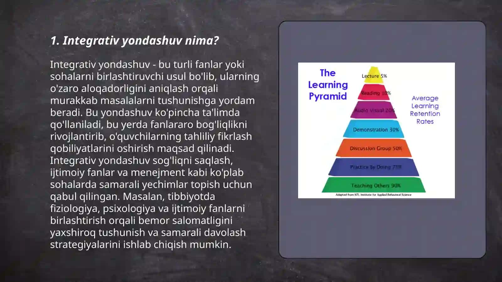 Integrativ yondashuvlar 3