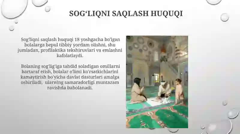 Sog‘liqni saqlash huquqi 3