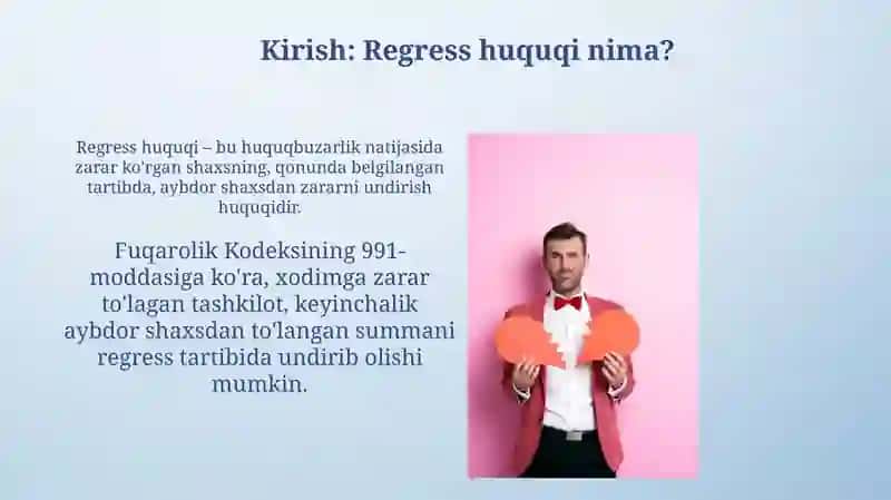 Regress huquqi 3