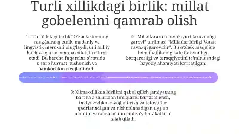 Millatlararo Totuvlik-Yurt Farovonligi Garovi 3