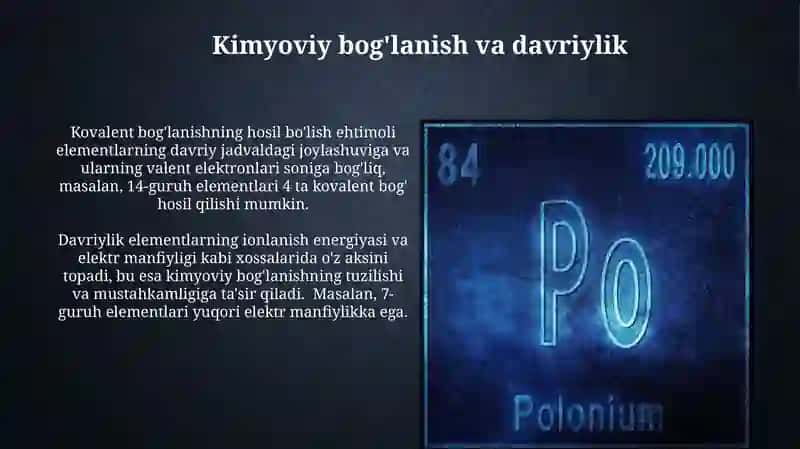 Kimyoviy elementlarning davriy qonuni 3