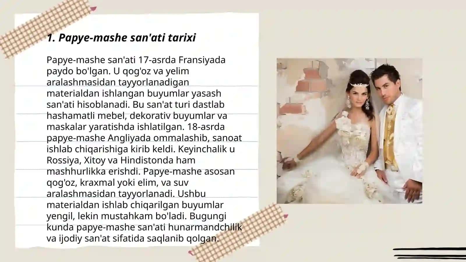 Papye-mashe san'ati tarixi 3
