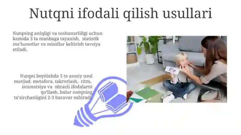 Nutqni oʻstirish va boyitish usullari 3