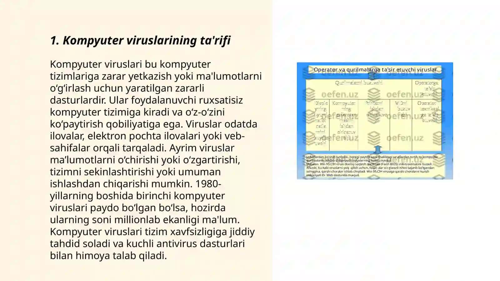 Kompyuter viruslari, turlari va unga doir misollar 3
