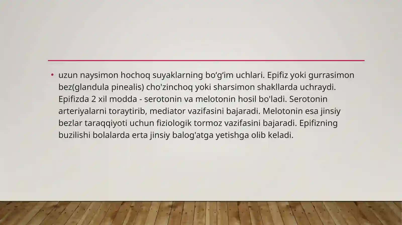 Epifezning ultrasturukturaviy tashkil etilishi Va funksiyalari 3