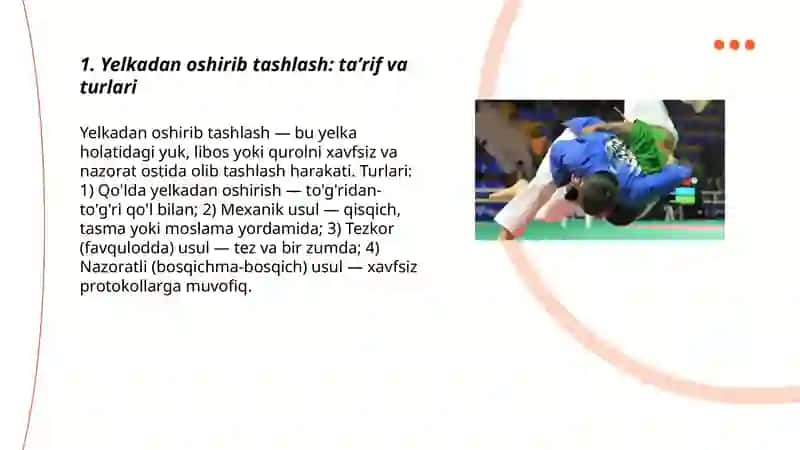 Yelkadan oshirib tashlash 3