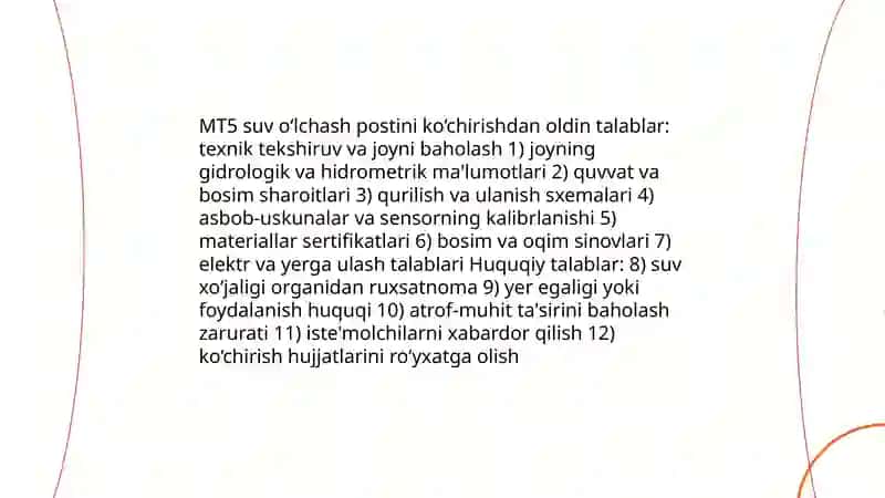 MT5 Suv o’lchash postin bir joydan ikkinchi joyga ko’chirish 3