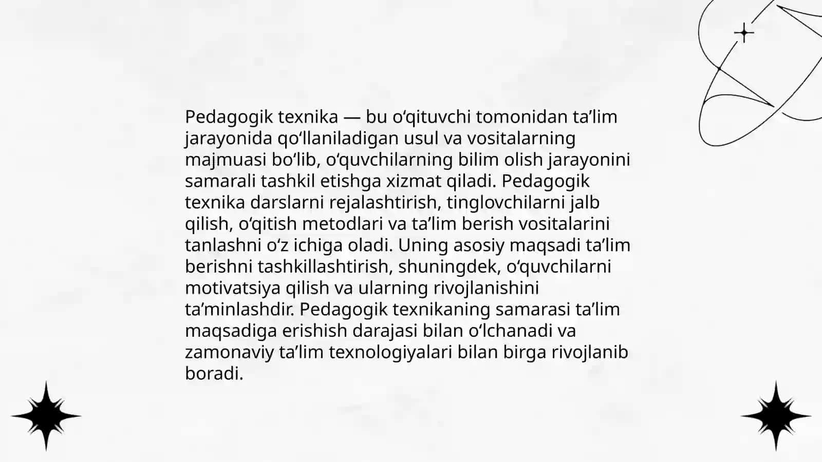 Pedagogik texnika haqida malumot 3