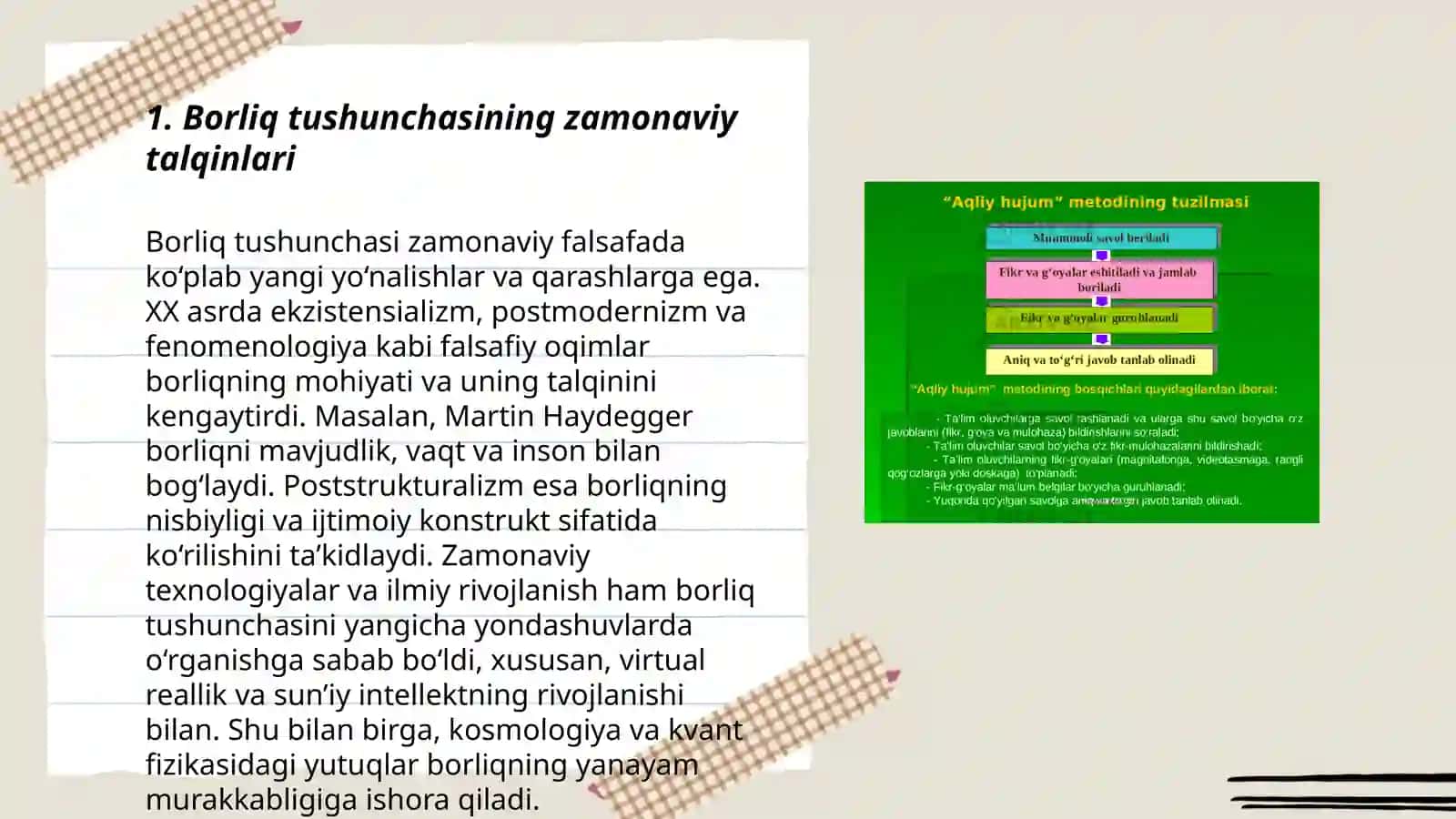 Hozirgi davrda borliq muammosiga turli yondashuvlar 3