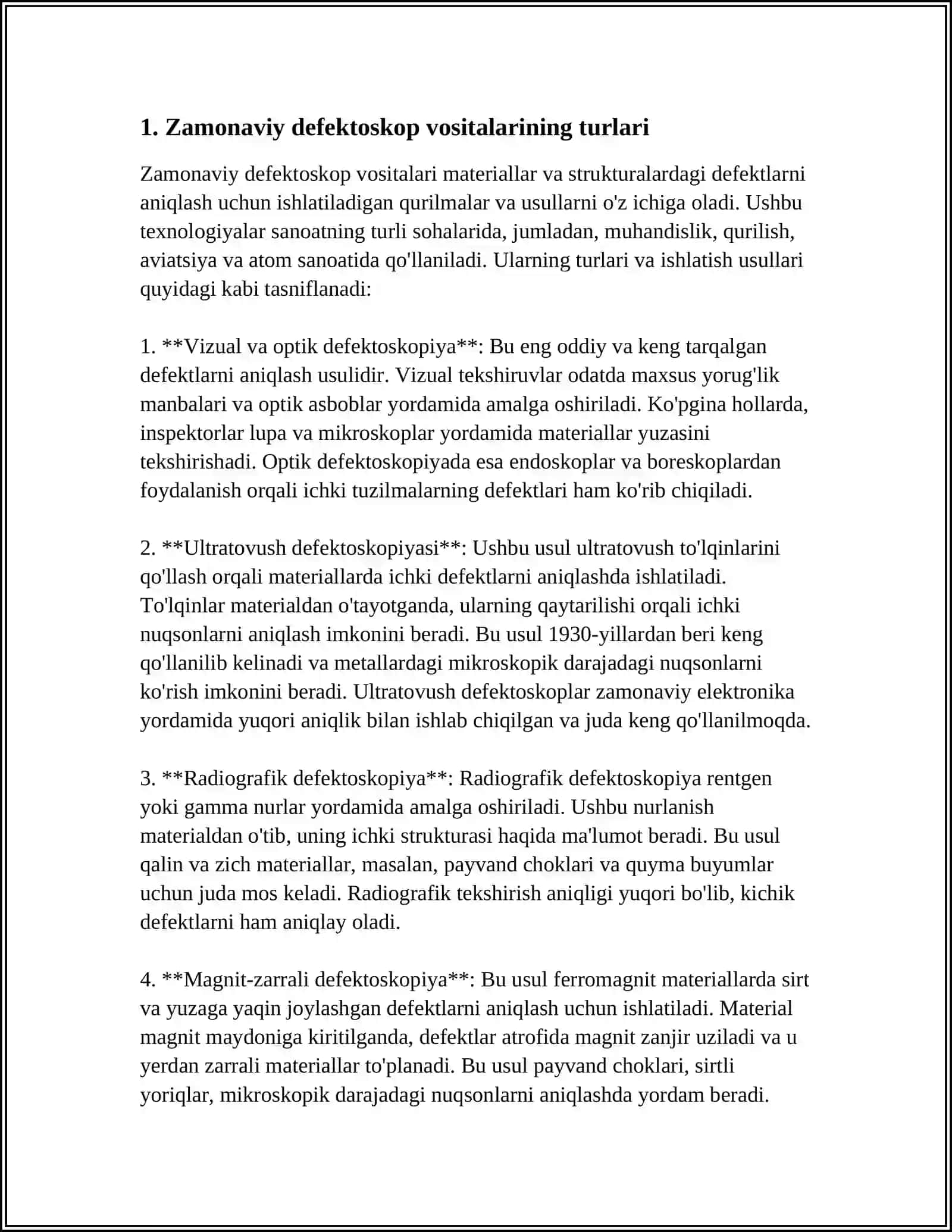 ZAMONAVIY DEFEKTOSKOP VOSITALARI TURLARI VA ULARNING ISHLASH PRINSIPI 3