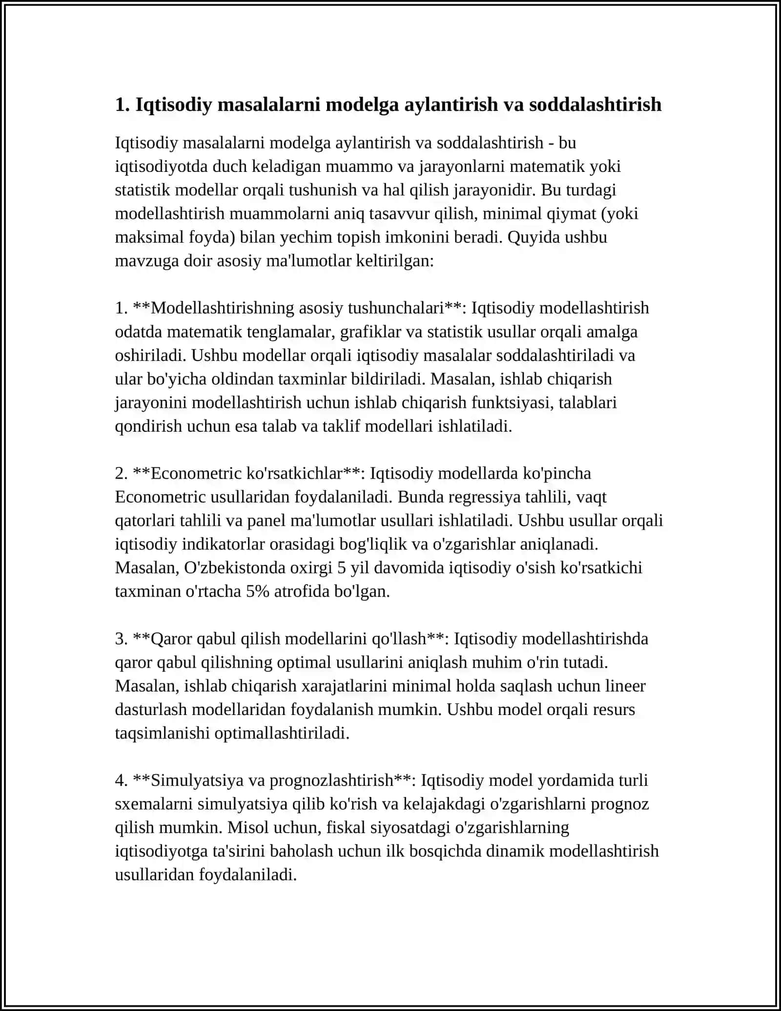 IQTISODIY MASALALARNING BAZAVIY YECHISH USULLAR 3