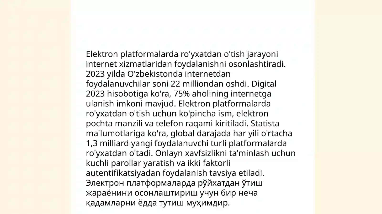 Elektron platformalarda ishlash ( Kundalik.uz, Google Claasroom va boshqalar) 3