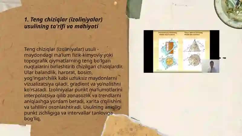 Teng chiziqlar (izoliniyalar) usulining kartalarni tuzishdagi axamiyati 3