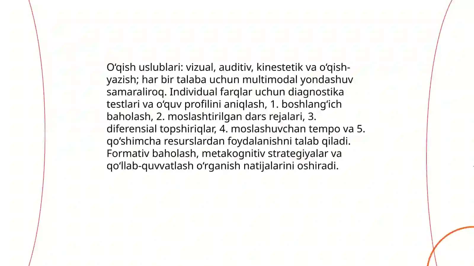 O‘rganish imkoniyatlari va strategiyalari 3