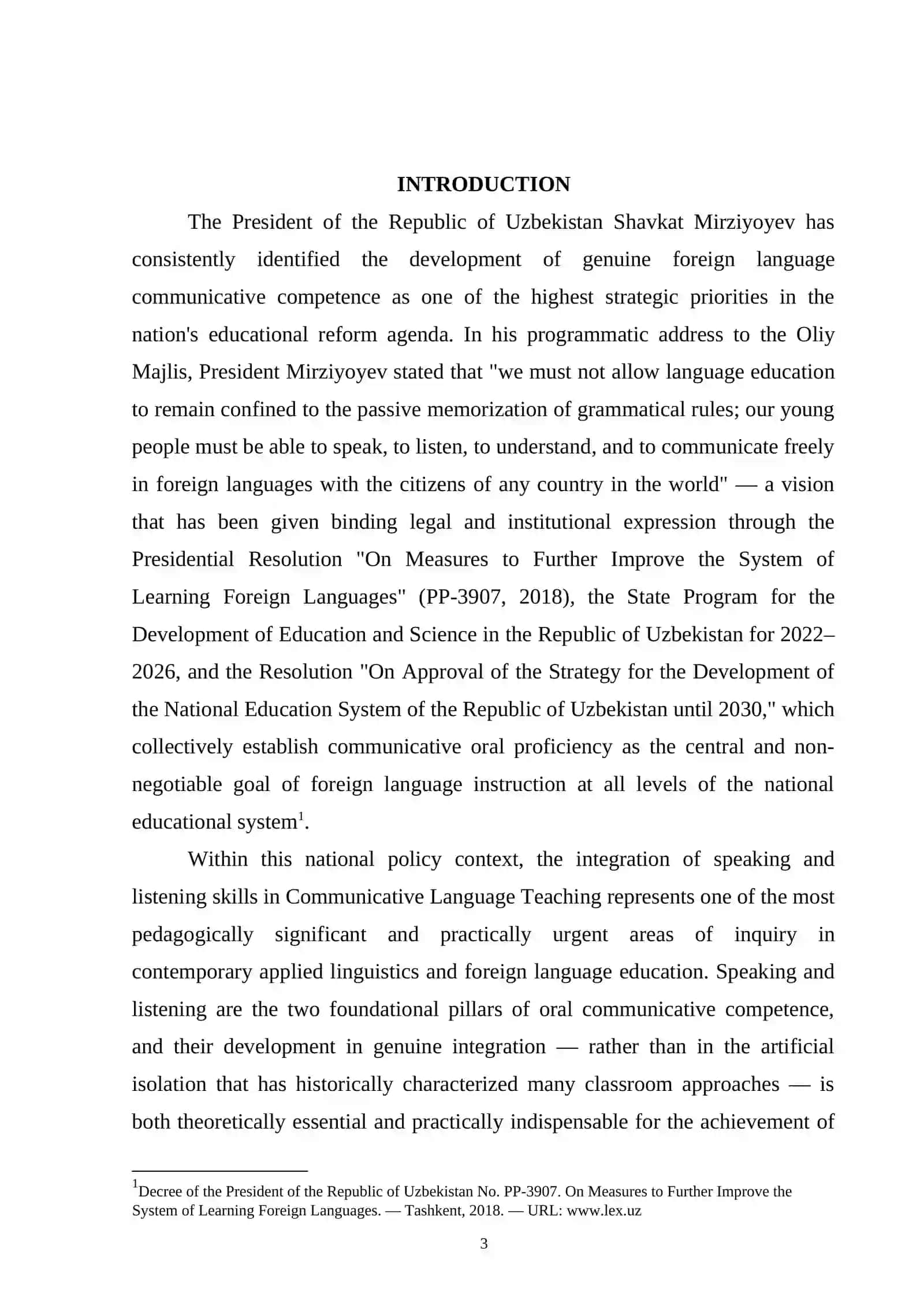 INTEGRATION OF SPEAKING AND LISTENING SKILLS IN COMMUNICATIVE LANGUAGE TEACHING 3