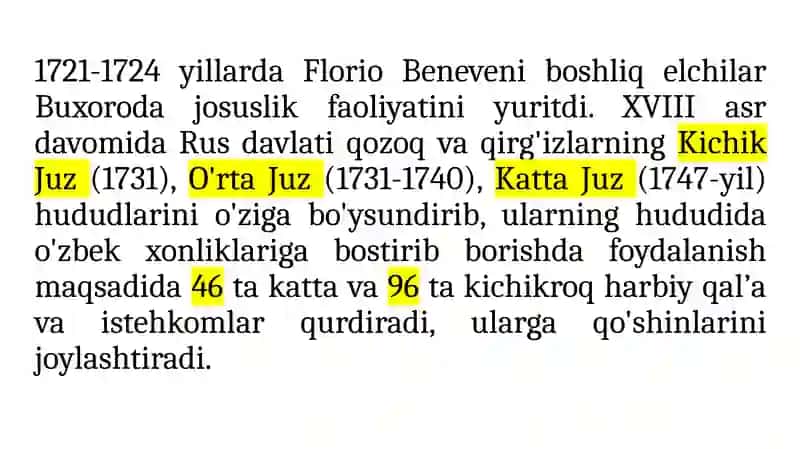 Rossiya imperiyasi boshqaruvi davri tarixiy geografiyasi 3