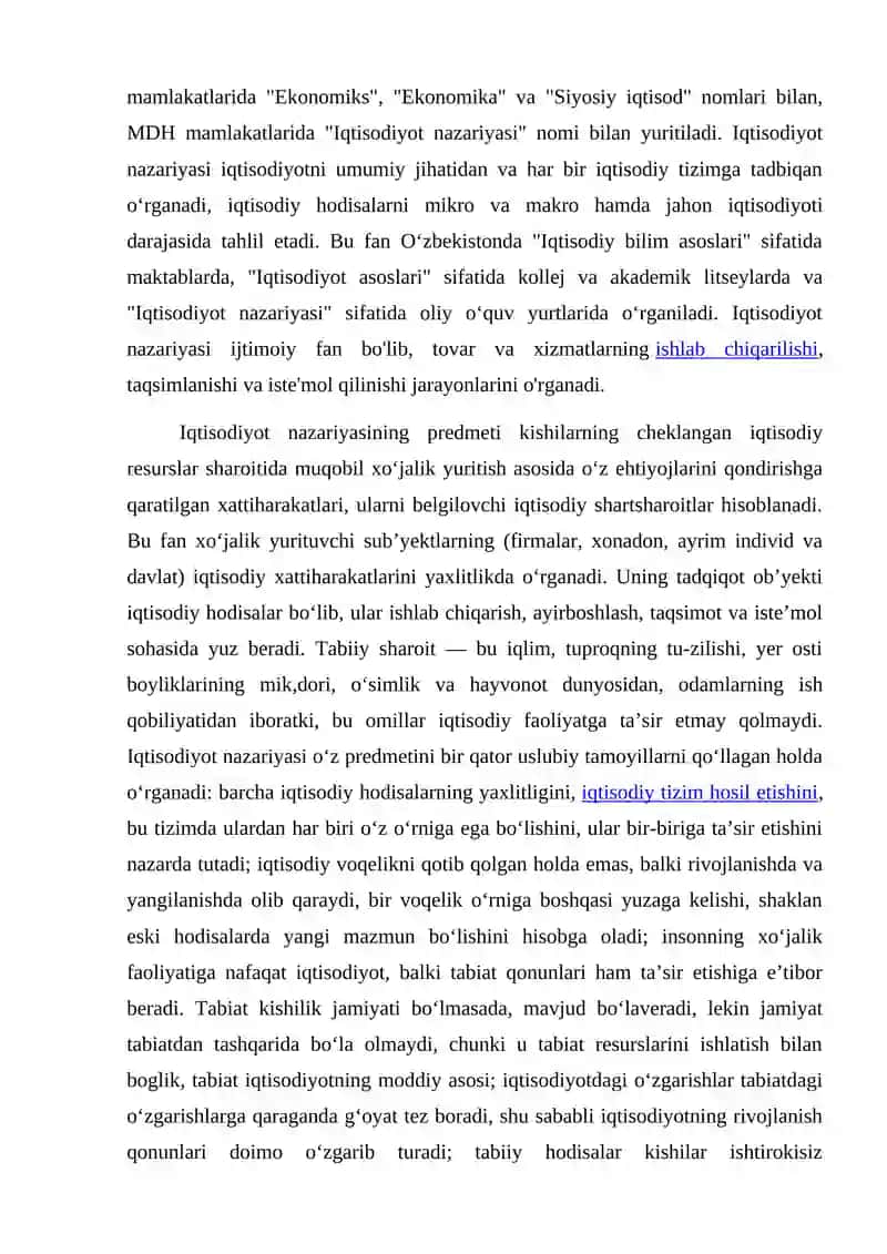 Iqtisodiyot nazariyasi 3