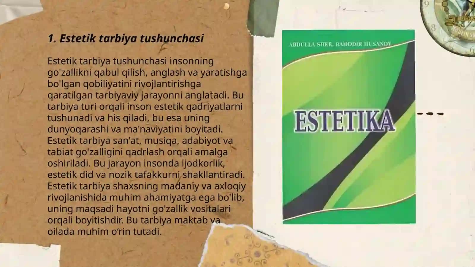 Estetik tarbiya 3