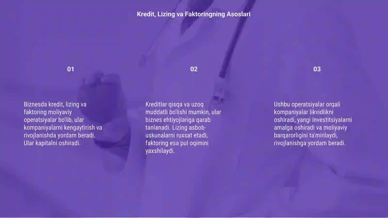 Biznesda kredit lizing va faktoring operatsiyasi 3