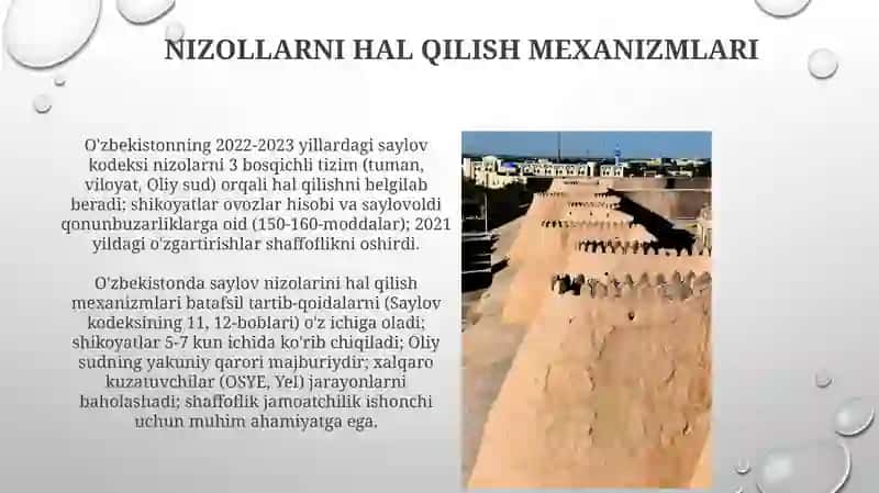 Erkin saylovlarni amalga oshirish prinsiplari 3