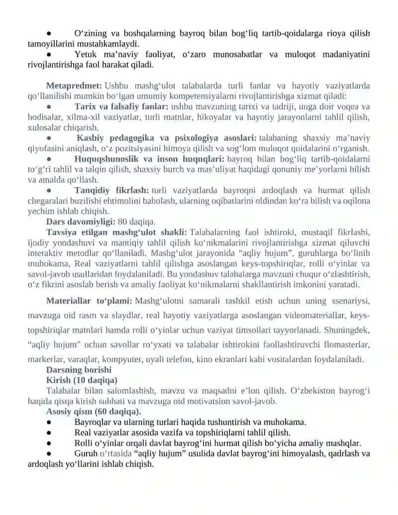“Kelajak soati” 12-mavzu 3
