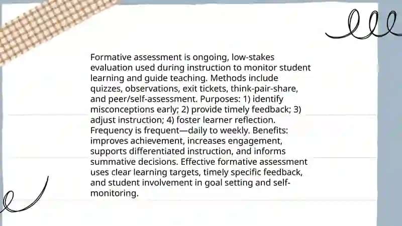 Types of assessment 3