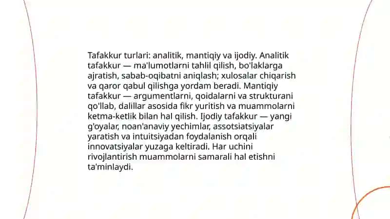 Tafakkur,nutq va intellekt 3