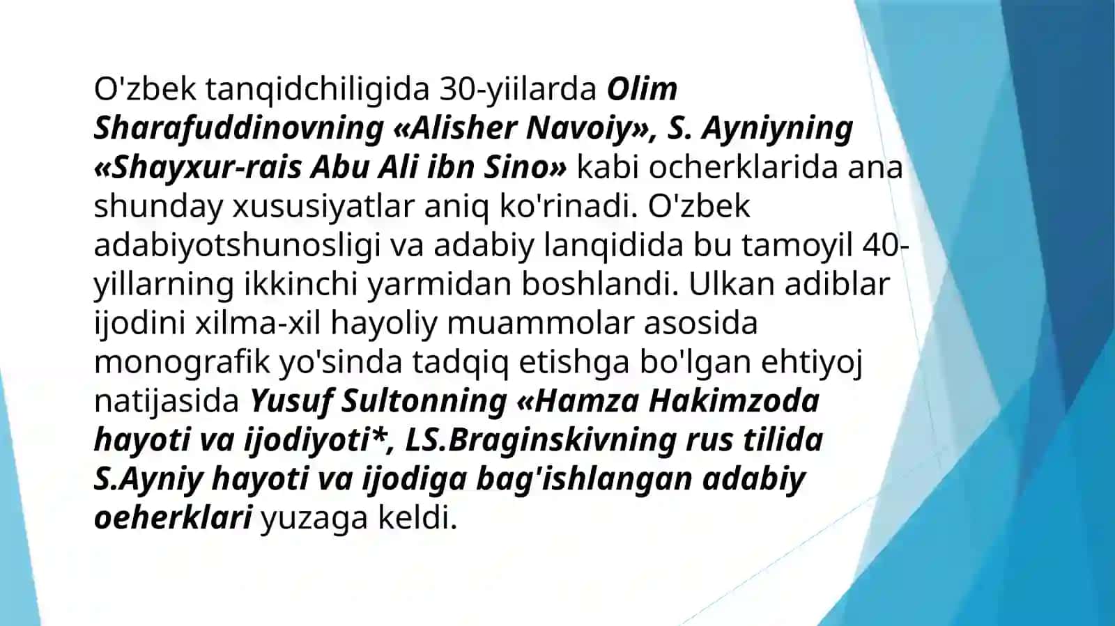 Tanqidiy-biografik ocherk janri 3